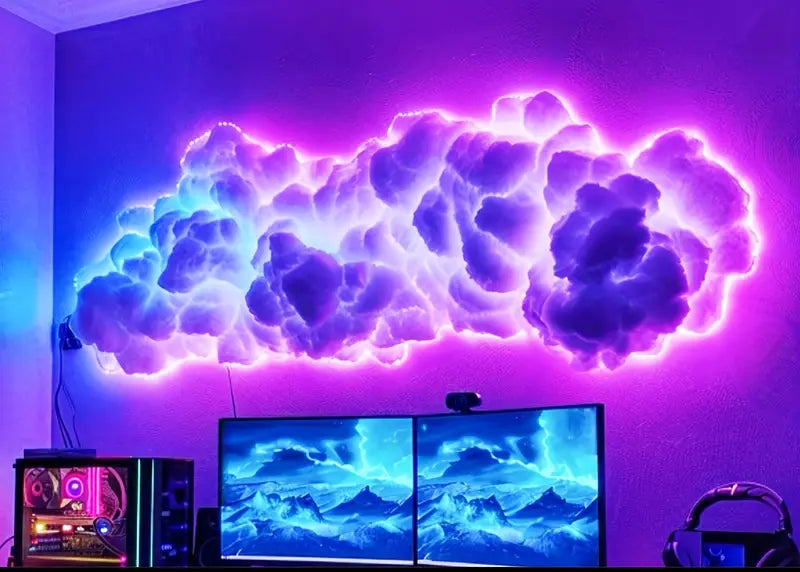 Music Sync 3D Wall Cloud Light