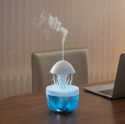 Rotating Jellyfish Raindrop Essential Oil Diffuser!