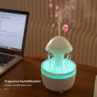 Rotating Jellyfish Raindrop Essential Oil Diffuser!