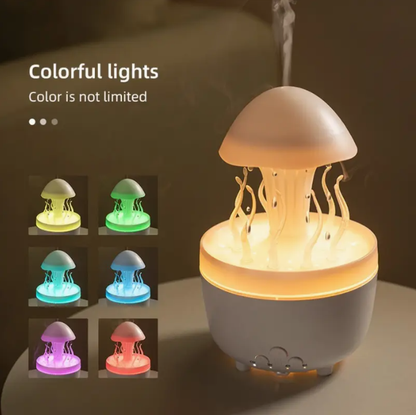 Rotating Jellyfish Raindrop Essential Oil Diffuser!